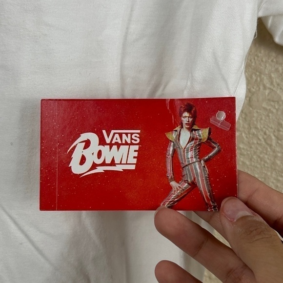 Vans X David Bowie Aladdin Sane Graphic Short Sleeve Top Size Large Boy - Picture 10 of 11